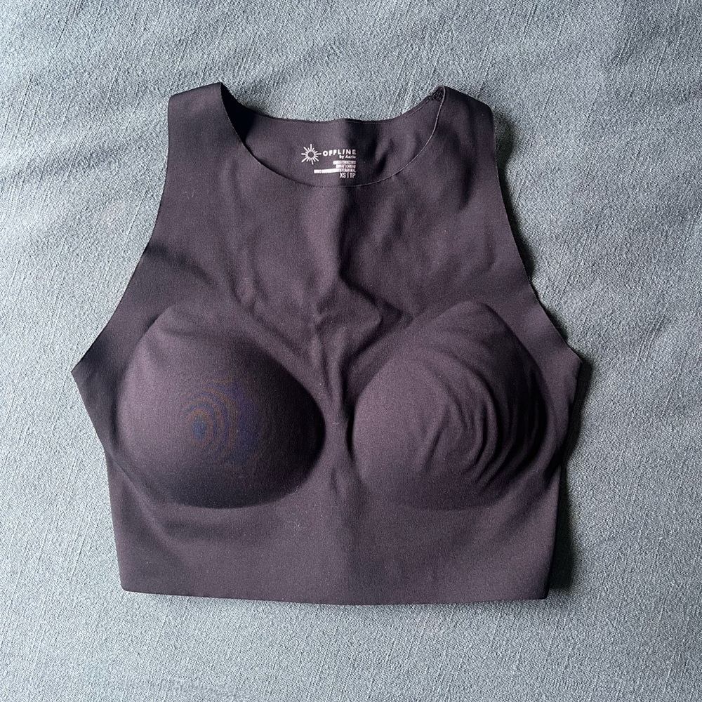 Offline by Aerie High Neck Racerback Sports Bra